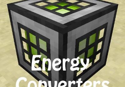 Energy Converters - конвертер энергии RF, IC2 EU и Tesla (1.12.2, 1.10.2)