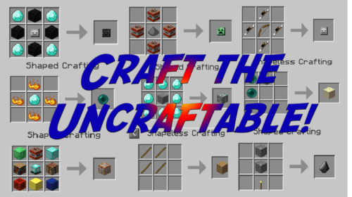 Un-Craftable - редкие предметы (1.6, 1.7, 1.8, 1.9, 1.10, 1.11, 1.12, 1.13, 1.14, 1.15, 1.16)