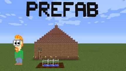 Prefab - быстрое строительство (1.16.5, 1.16.4, 1.15.2, 1.14.4, 1.12.2, 1.11.2)