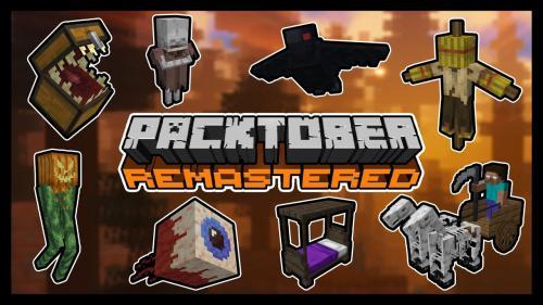 Packtober Remastered - осенний текстурпак под Хеллоуин (1.16.3)