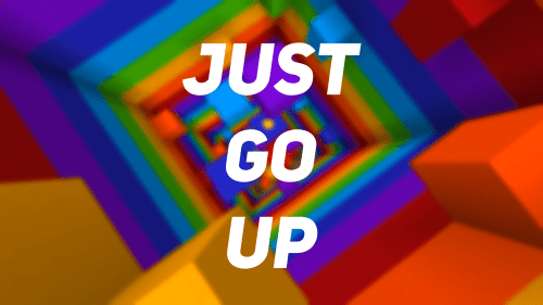 Just go up - карта паркура, прохождение 1000 блоков (1.16.5)