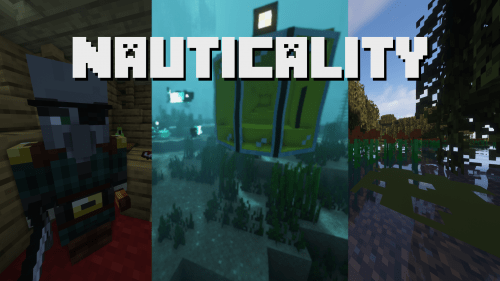 Nauticality - блоки, мобы и структуры для исследование океана (1.17)