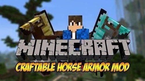 Мод Craftable Horse Armour and Saddle - крафтит седло и броню для коня (1.7.10, 1.8.9, 1.9.4, 1.10.2, 1.11.2, 1.12.2, 1.14.4, 1.6.х, 1.17.х)